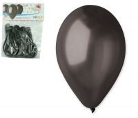 Balónek 10ks Metal černý