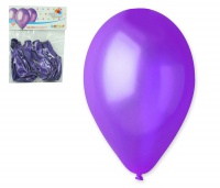 Balónek 10ks Metal fialový