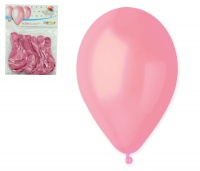 Balónek 10ks Metal růžový